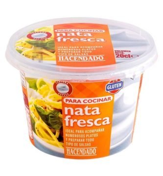 nata fresca Mercadona